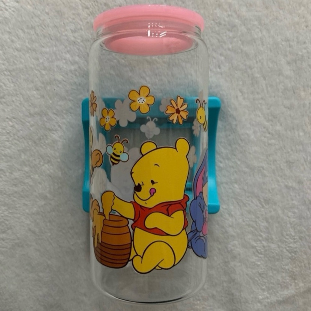 winnie the pooh glass cup